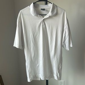 White Nike Golf Polo